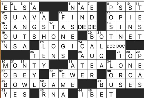 First published on Wed 28 Sep 2022 21. . 1995 coolio song featured in nyt crossword
